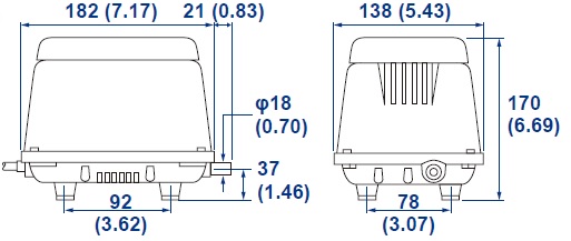 HP-20 dimensions