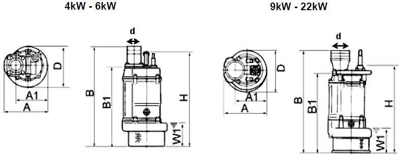 aquaplus-sda-series-dimensions